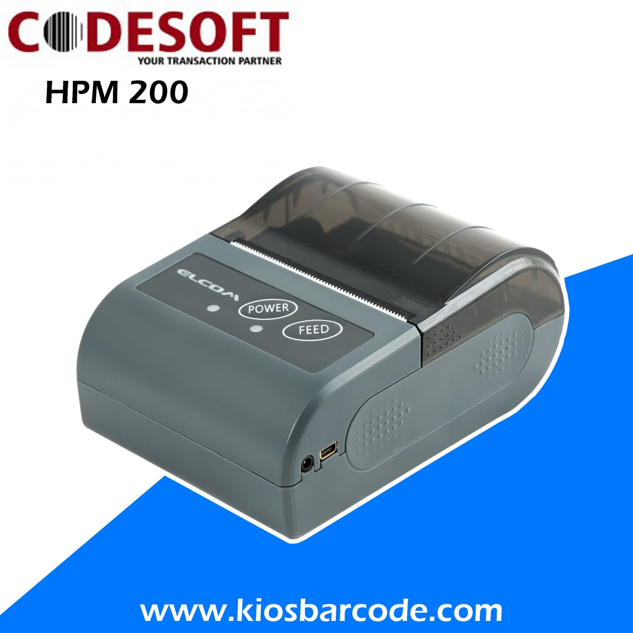 Mobile Printer Thermal Codesoft HPM 200