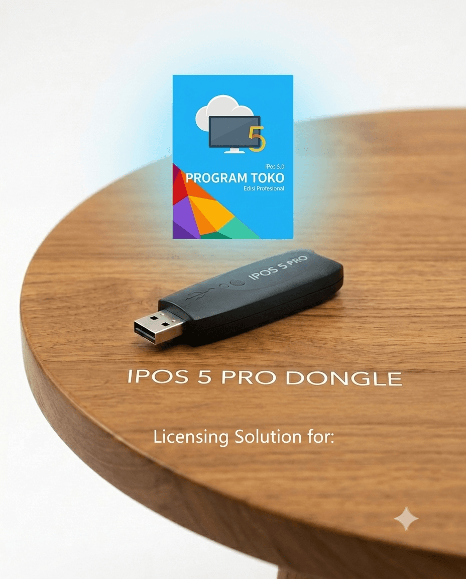 IPOS 5 PRO DONGLE, Solusi Software Kasir dan Akuntansi untuk Pengelolaan Bisnis yang Lebih Efisien