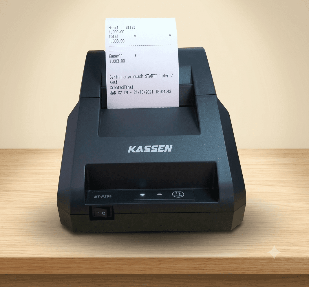 KASSEN BT-P299, Printer Bluetooth Mini yang Praktis untuk Kasir Modern