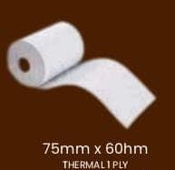 Kertas Thermal 75mm x 60mm: Roll Thermal Berkualitas