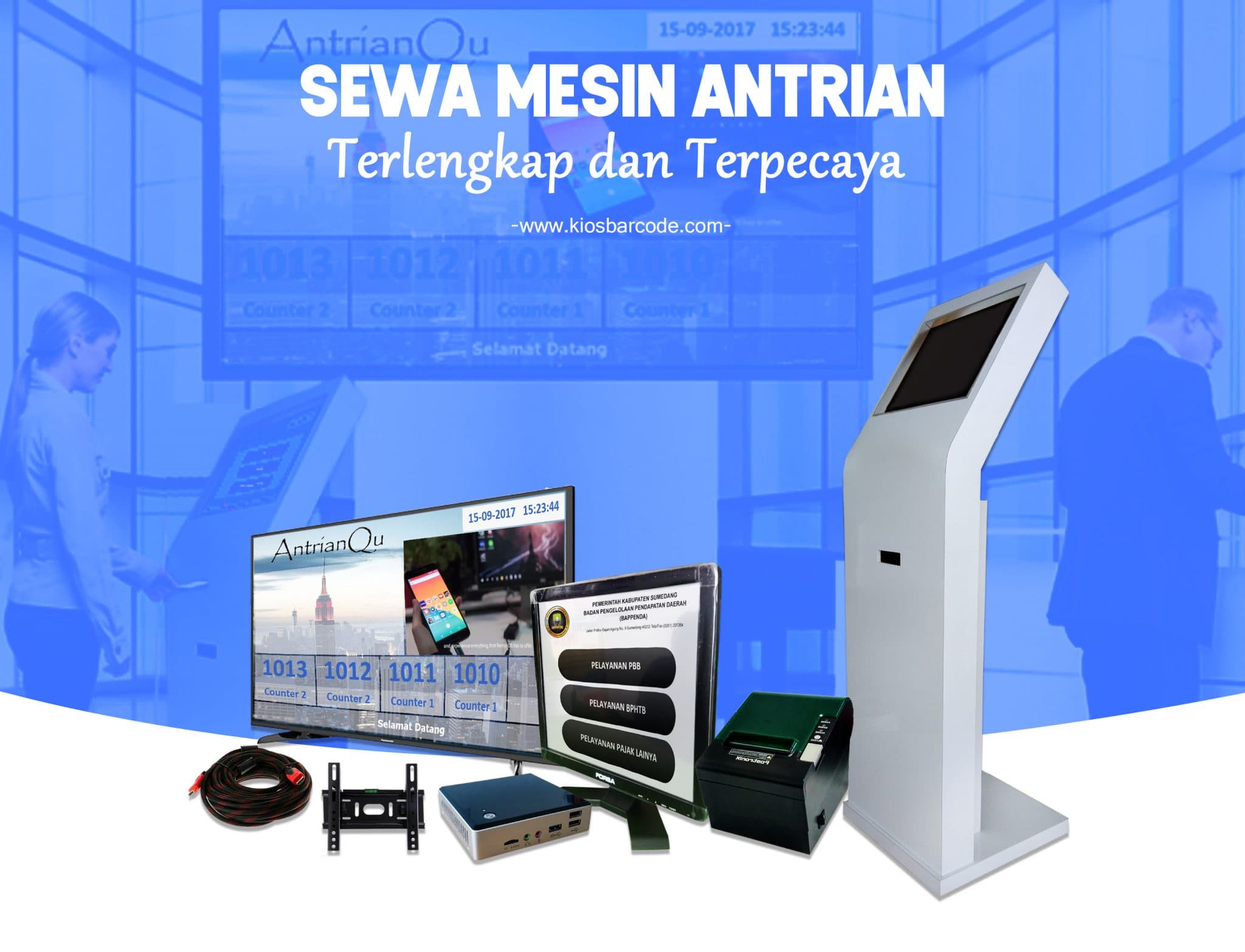 Sewa Paket Mesin Antrian Murah dan Lengkap