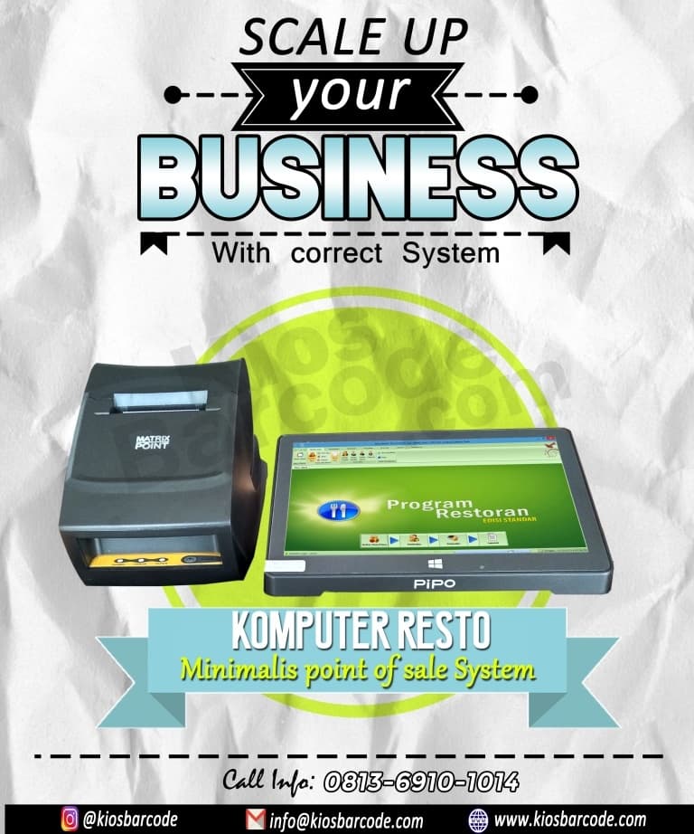 Promo Perangkat Resto Minimalis Harga Ekonomis