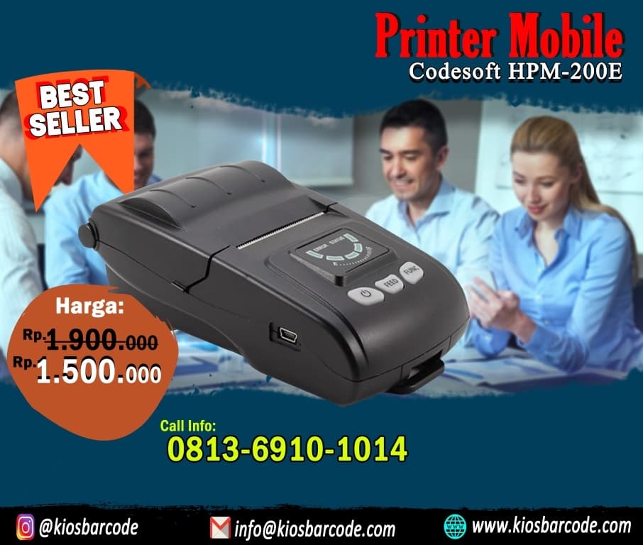 Jual Printer Mobile Codesoft HPM 200E