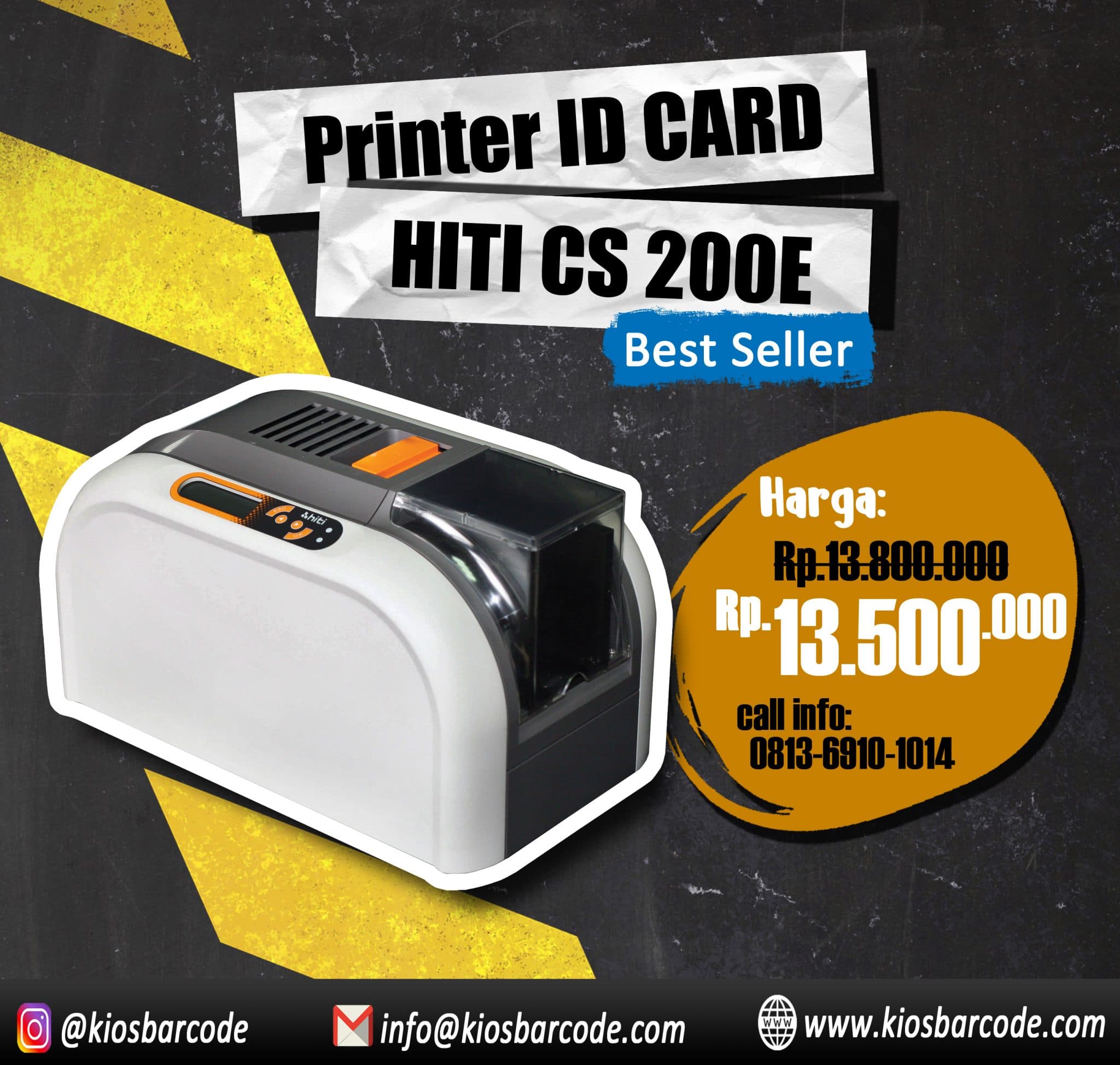 Jual Printer ID CARD HITI CS 200E Murah dan Terlengkap