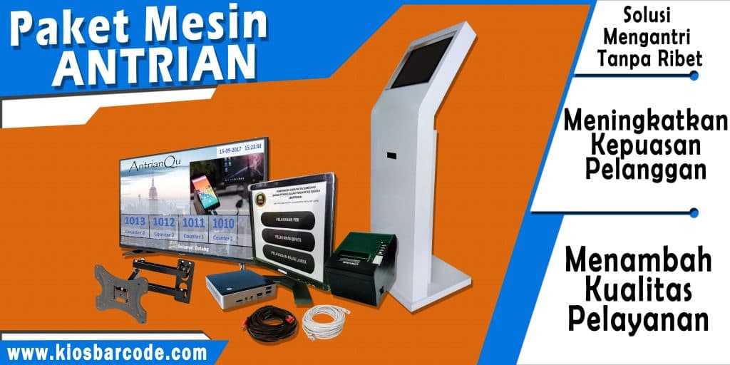Harga Paket Mesin Antrian Plus Cashback 500RB