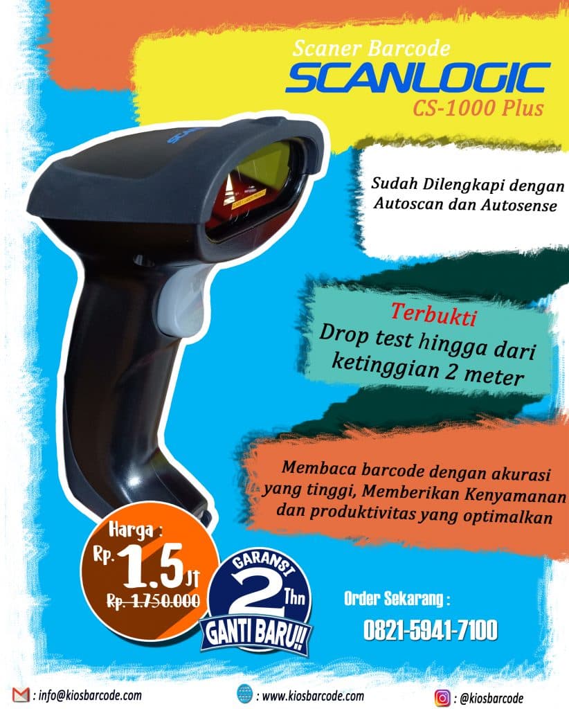 Promo Scanner Scanlogic CS1000 Banyak Plusnya