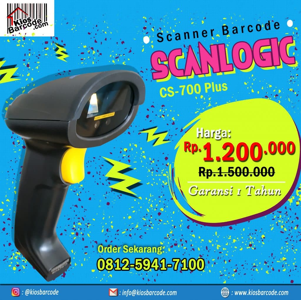 Promo Scanner Scanlogic CS 700 Plus