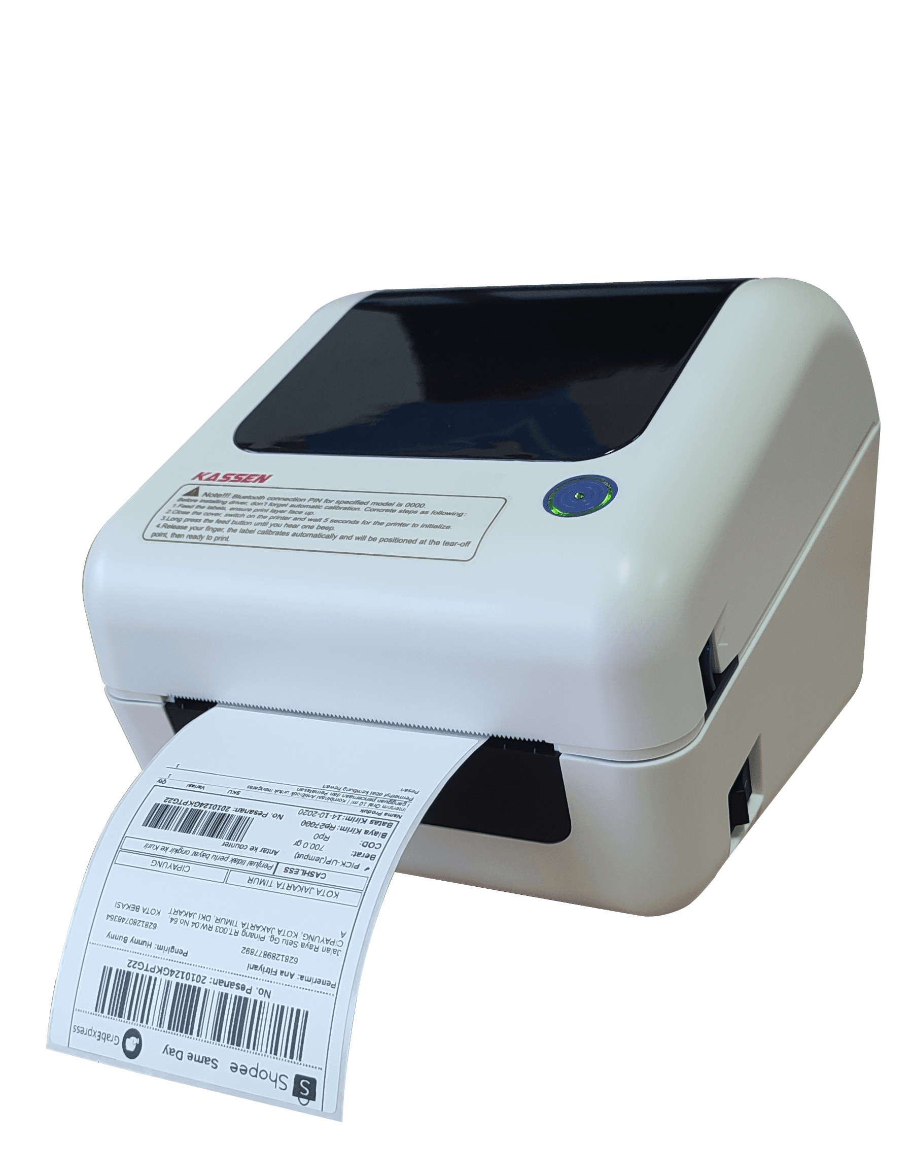 Printer Thermal Bluetooth Kassen DT 642 – Bisa Cetak Struk & Label Resi