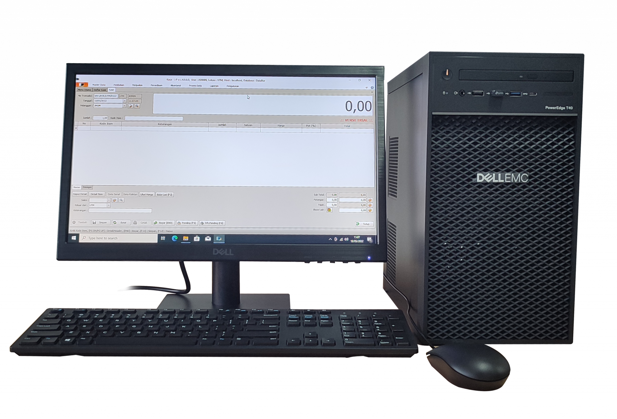 Paket Komputer Server Dell PowerEdge T40 Tinggal Pakai