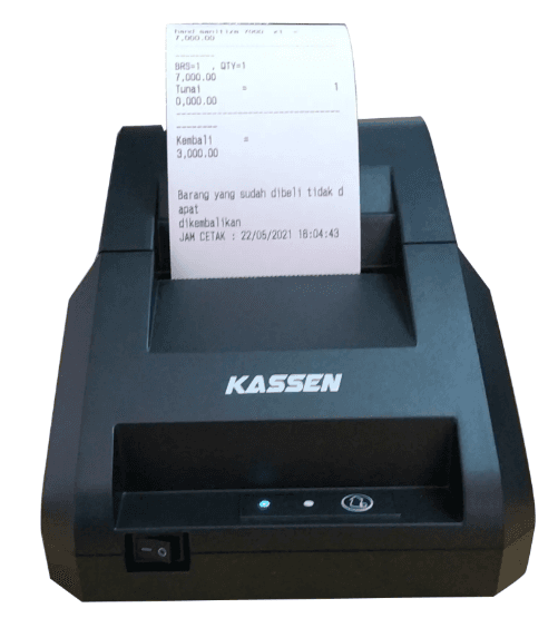 Printer Kasir Kassen BT-P299: Printer Thermal 58mm dengan USB dan Bluetooth