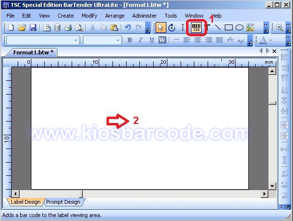 cara mudah setting label barcode