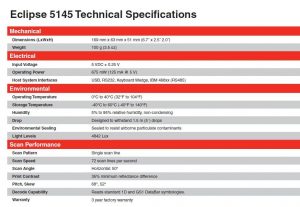 Scanner barcode Honeywell Eclipse MK-5145