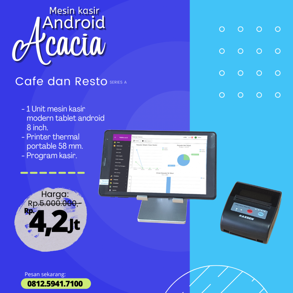 Mesin Kasir Android ACACIA Series A