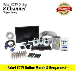 Paket CCTV Online ASOKA 8 Channel