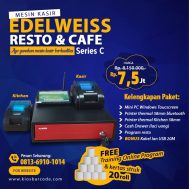 Mesin Kasir Touchscreen EDELWEISS Type C (Cafe & Resto)