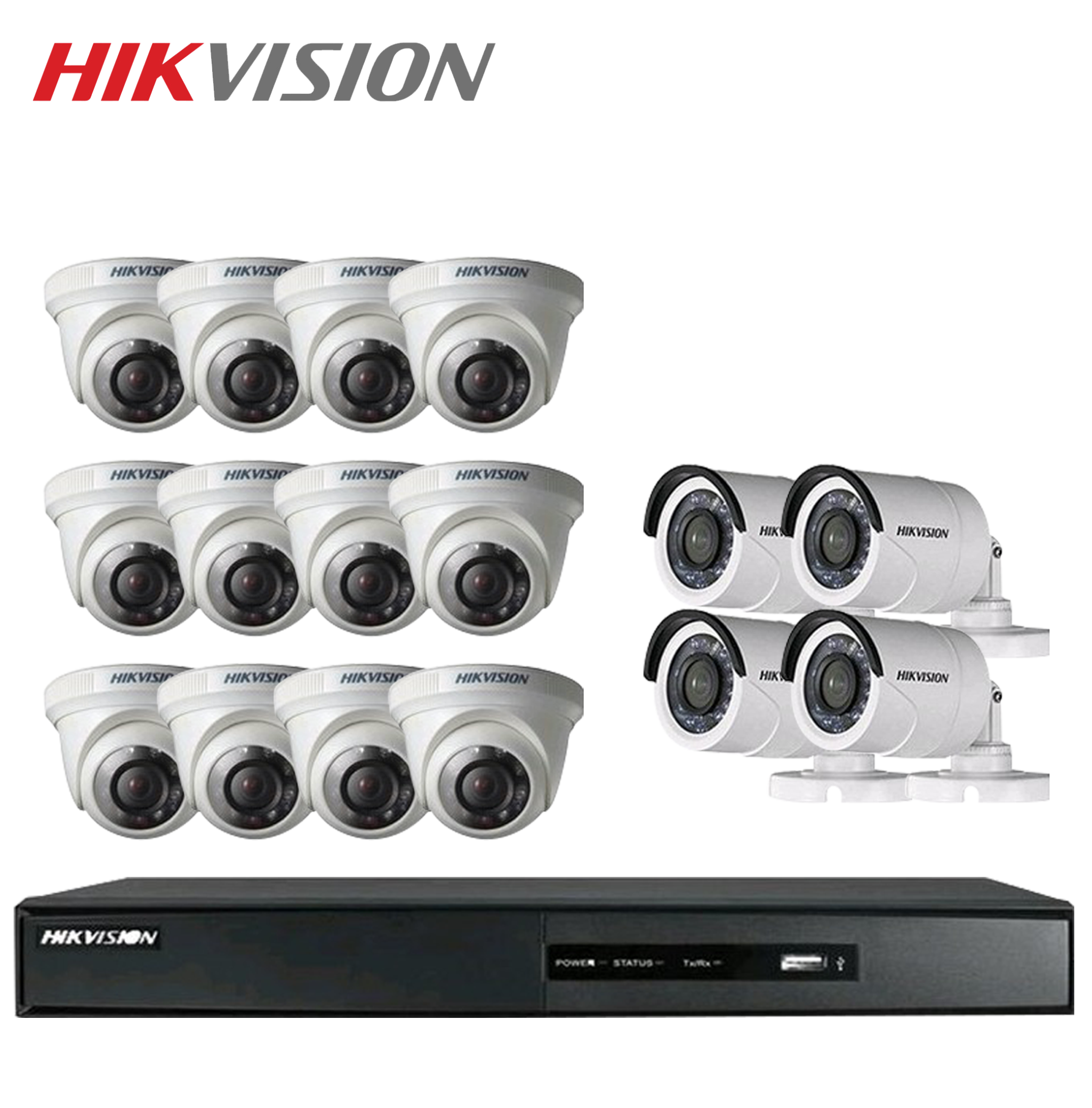 Paket Kamera CCTV 16 Channel Hikvision - Kios Barcode