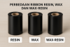 Perbedaan Ribbon Resin, Wax dan Wax-Resin